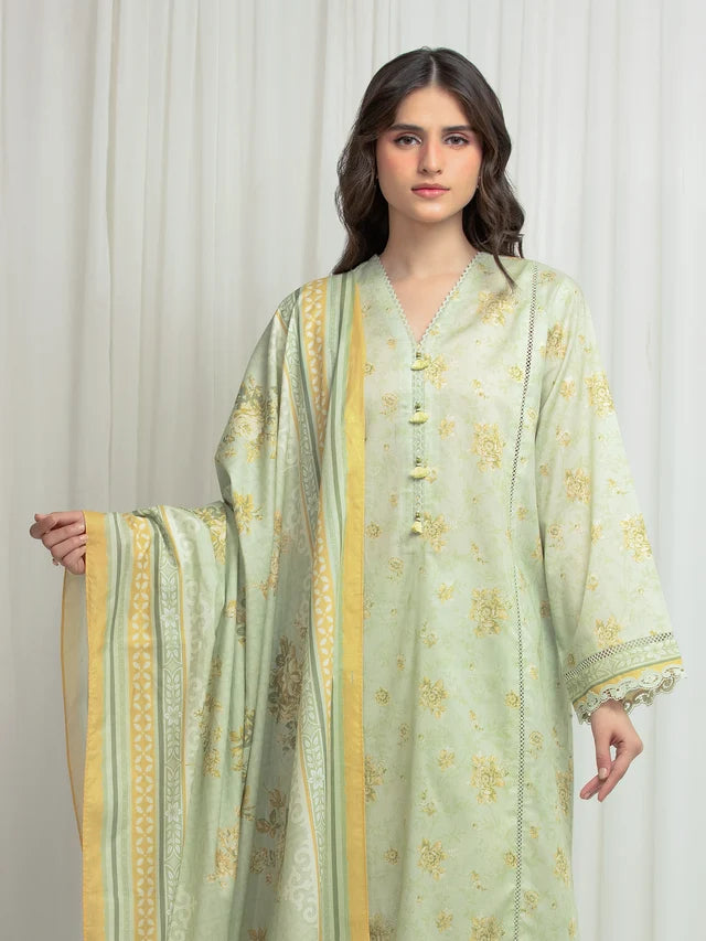 ALLURE | Unstitched 3PC lawn - EWU6A1-36608-3P