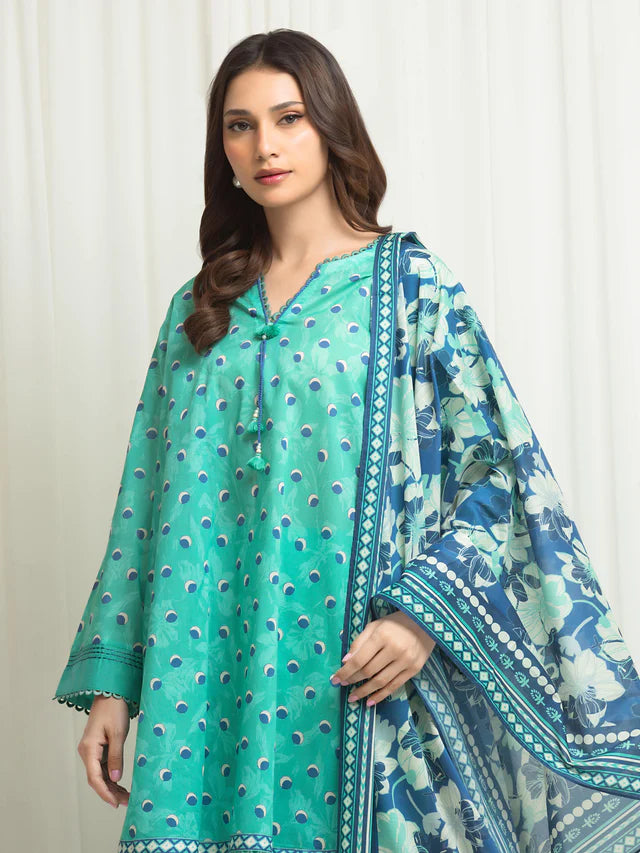 ALLURE | Unstitched 3PC lawn - EWU6A1-36652-3P