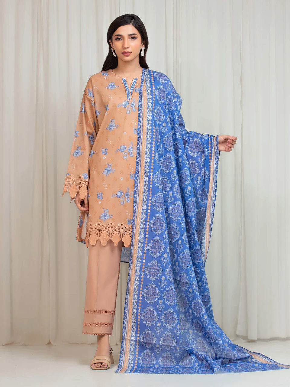 ALLURE | Unstitched 3PC lawn - EWU6A1-36675-3P