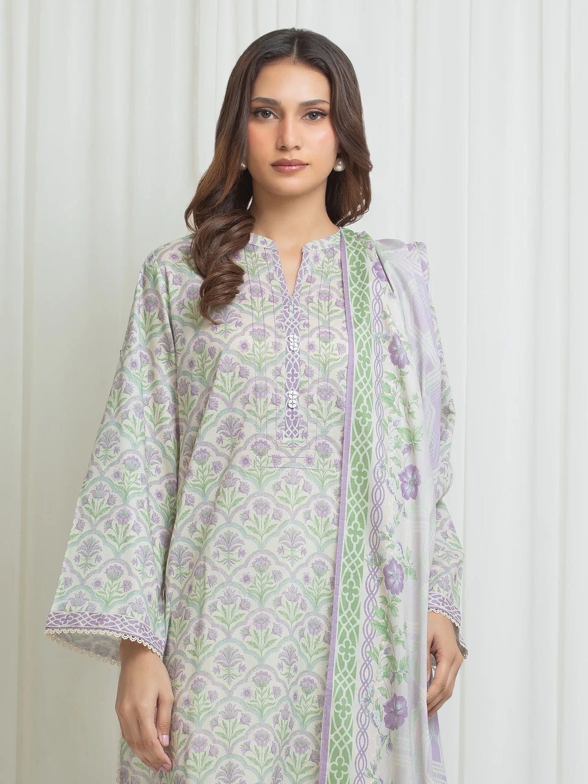 ALLURE | Unstitched 3PC lawn - EWU6A1-36703-3P