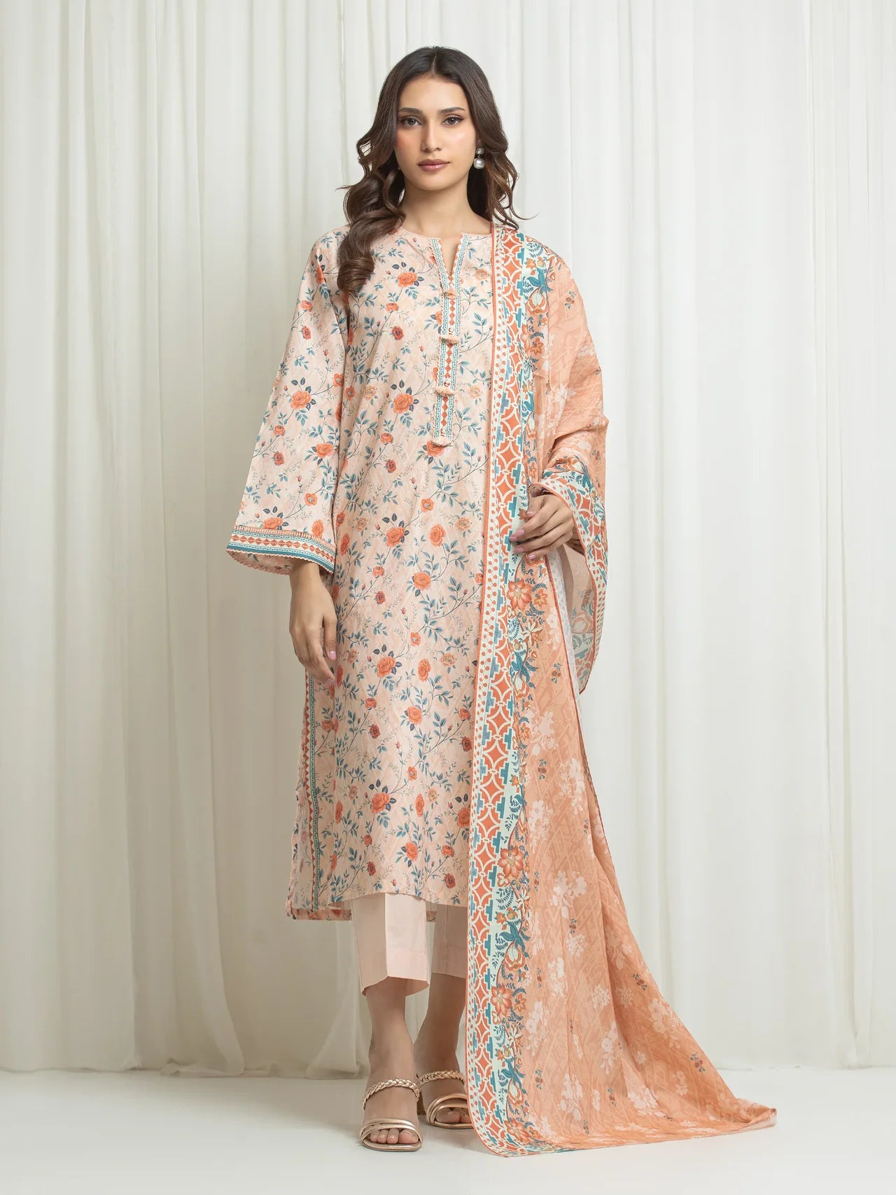 ALLURE | Unstitched 3PC lawn - EWU6A1-36706-3P