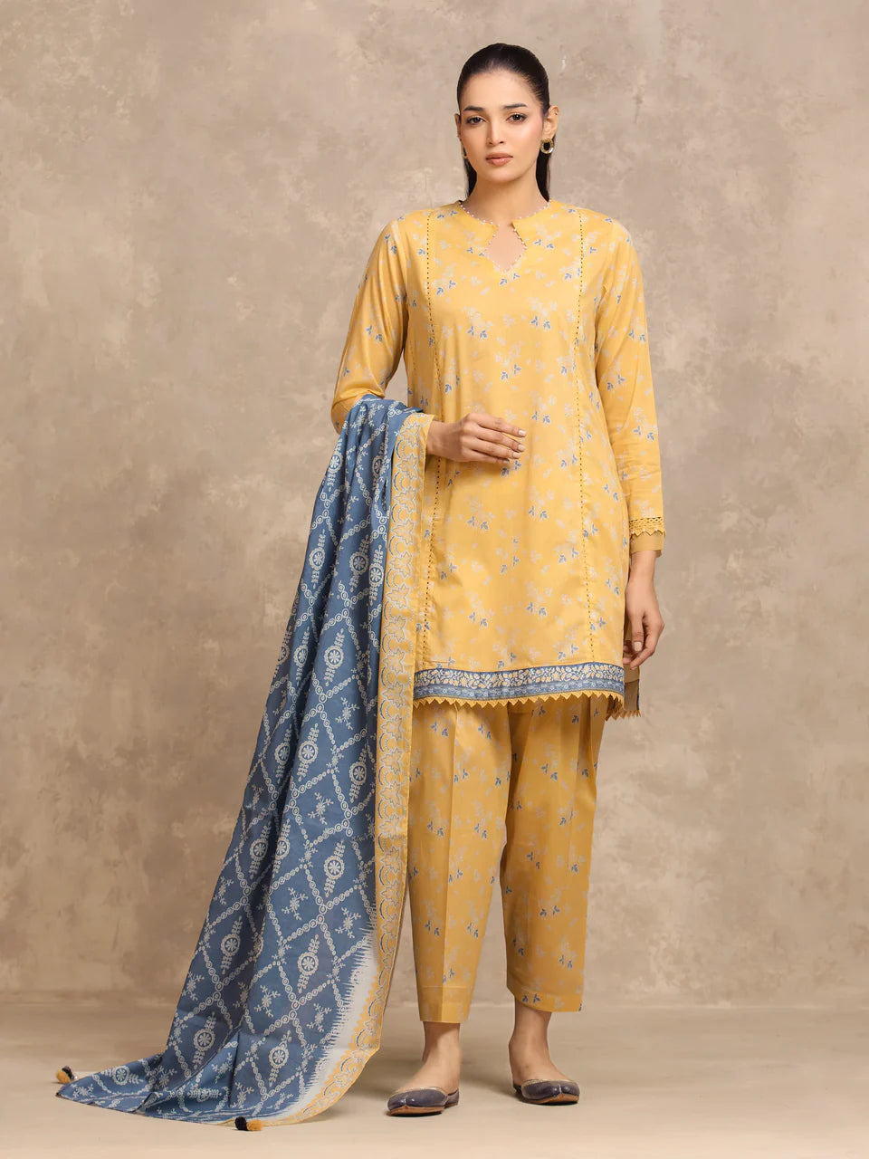 ALLURE | Unstitched 3PC lawn - EWU6A1-36748-3P