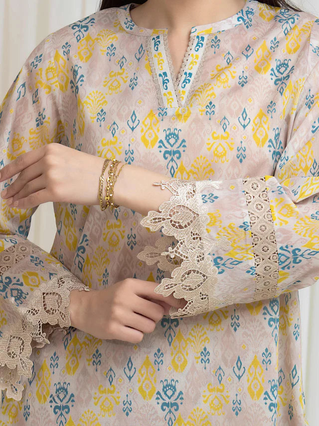 ALLURE | Unstitched 2PC lawn - EWU6A1-36814ST