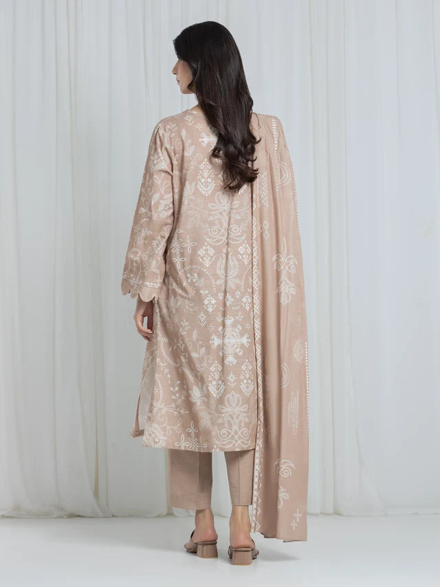 ALLURE | Unstitched 3PC Khaddar - EWU6A3-37072-3P