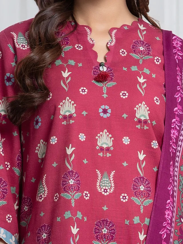 ALLURE | Unstitched 3PC Khaddar - EWU6A3-37086-3P