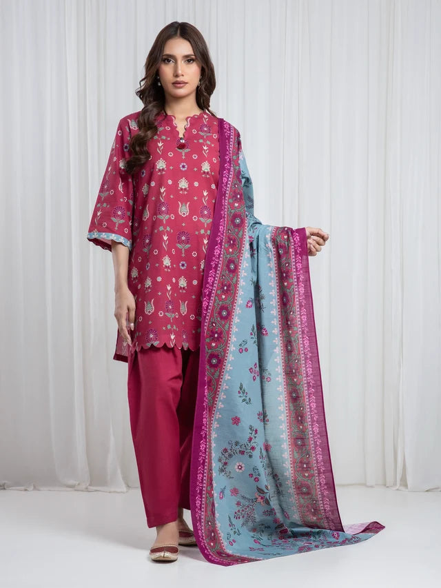 ALLURE | Unstitched 3PC Khaddar - EWU6A3-37086-3P