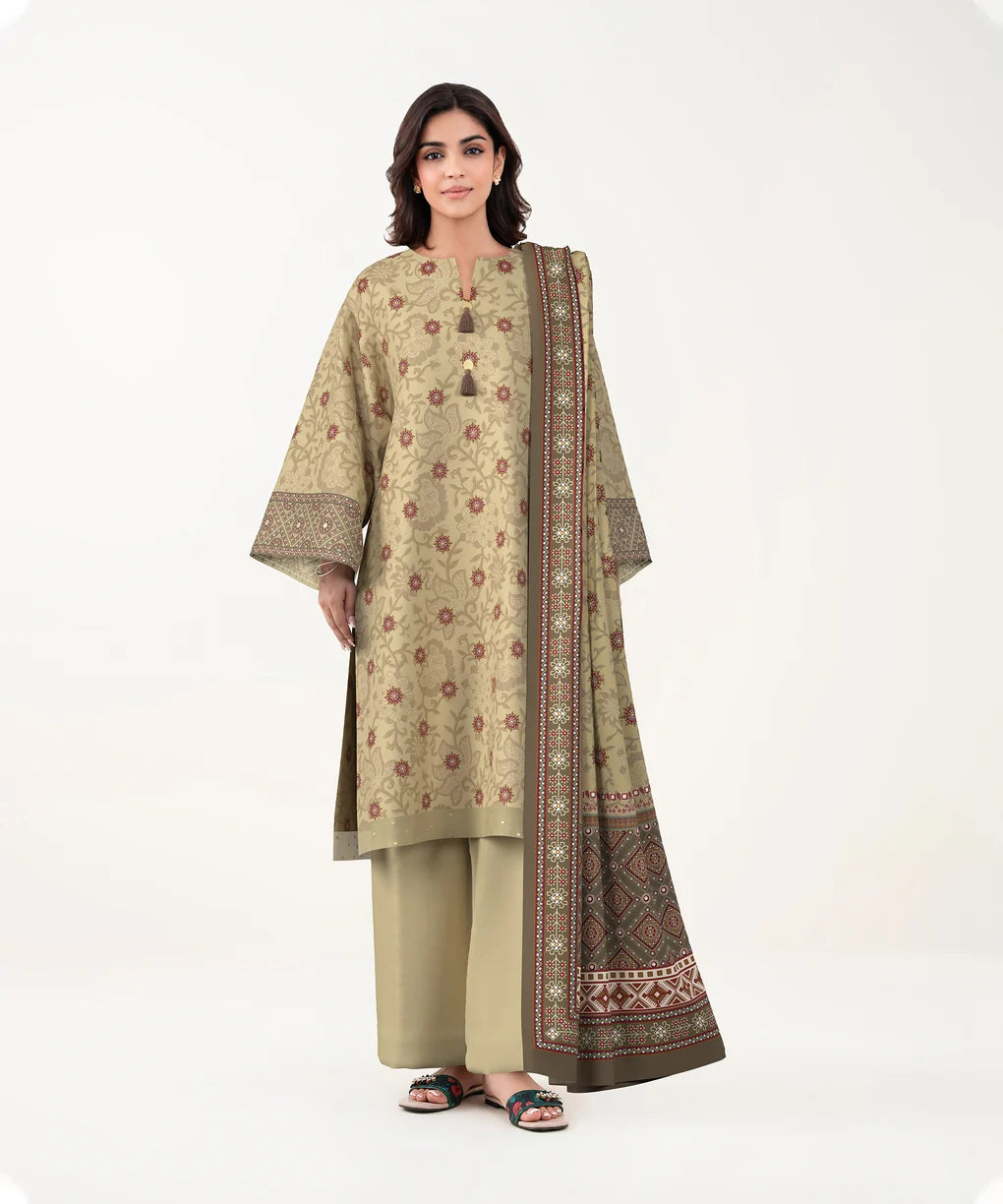 Sapphire Embroidered Linen 3PC | 3PBE-WS26CL11-104