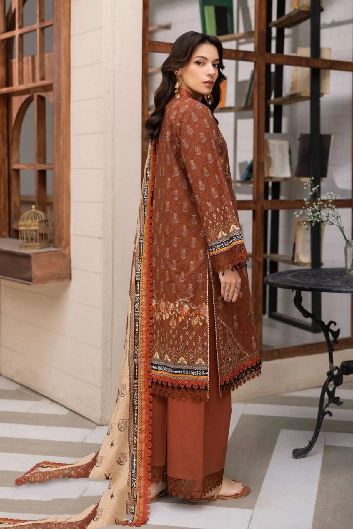 PERIDOT Lawn Embroidered 3PC | PR-544