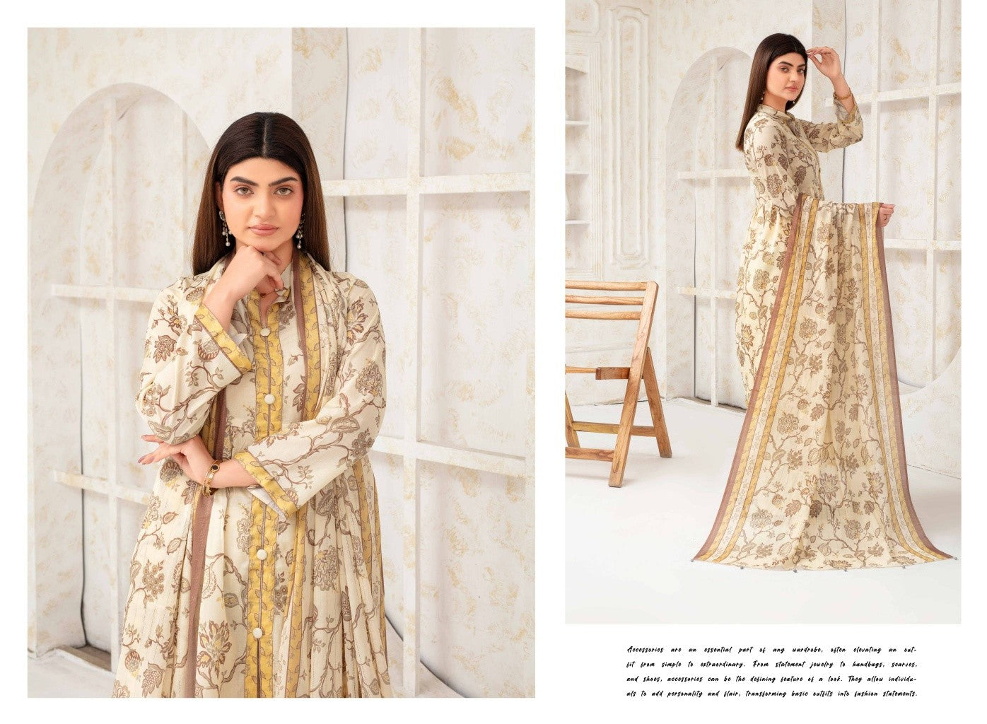 Summer Bloom By AS Printed Lawn 2026.