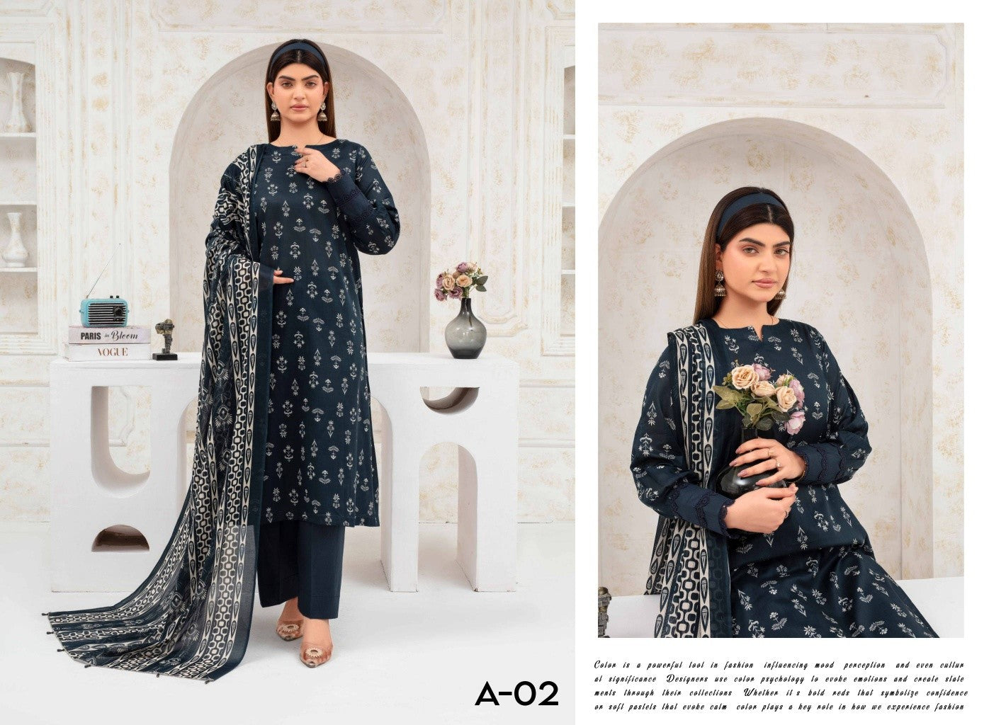 Summer Bloom By AS Printed Lawn 2026.