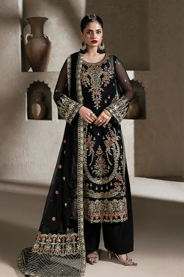 Luxury Embroidered Shamsa 3PC Unstitched Lawn By AZU
