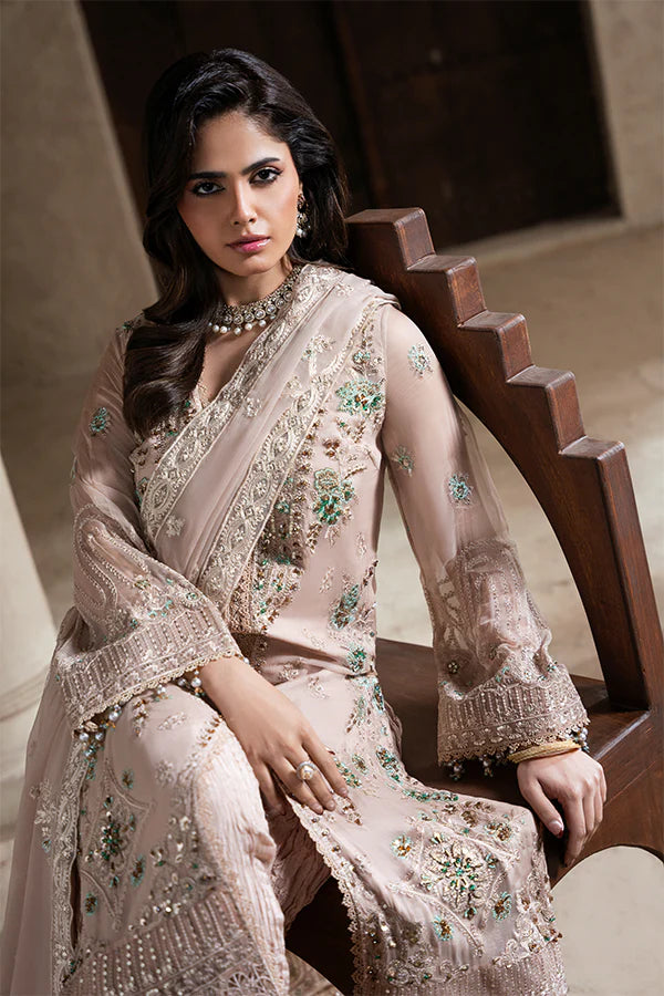 Luxury Embroidered Roshanara 3PC Unstitched Lawn By AZU