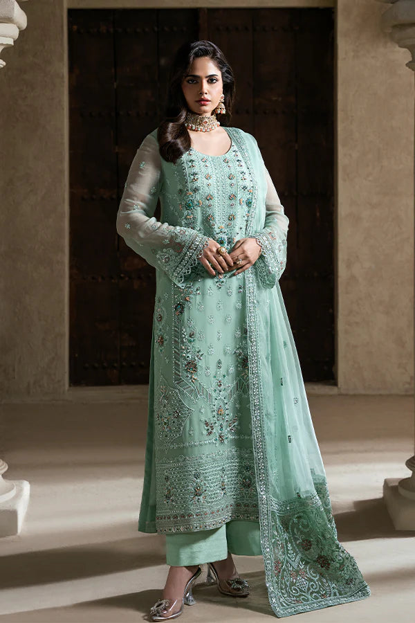 Luxury Embroidered Nazneen 3PC Unstitched Lawn By AZU