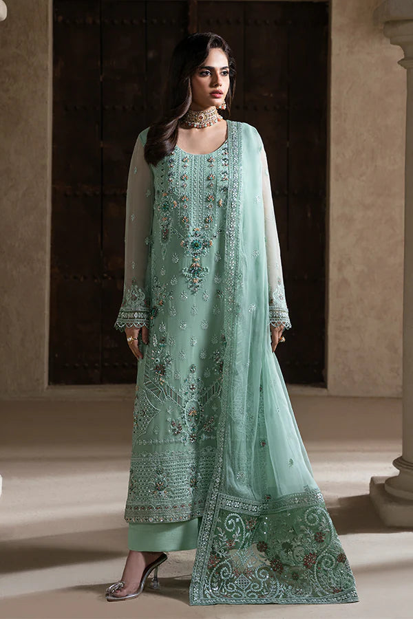 Luxury Embroidered Nazneen 3PC Unstitched Lawn By AZU