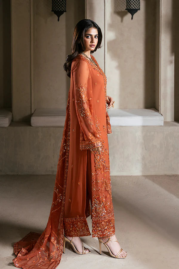 Luxury Embroidered Zarmina 3PC Unstitched Lawn By AZU