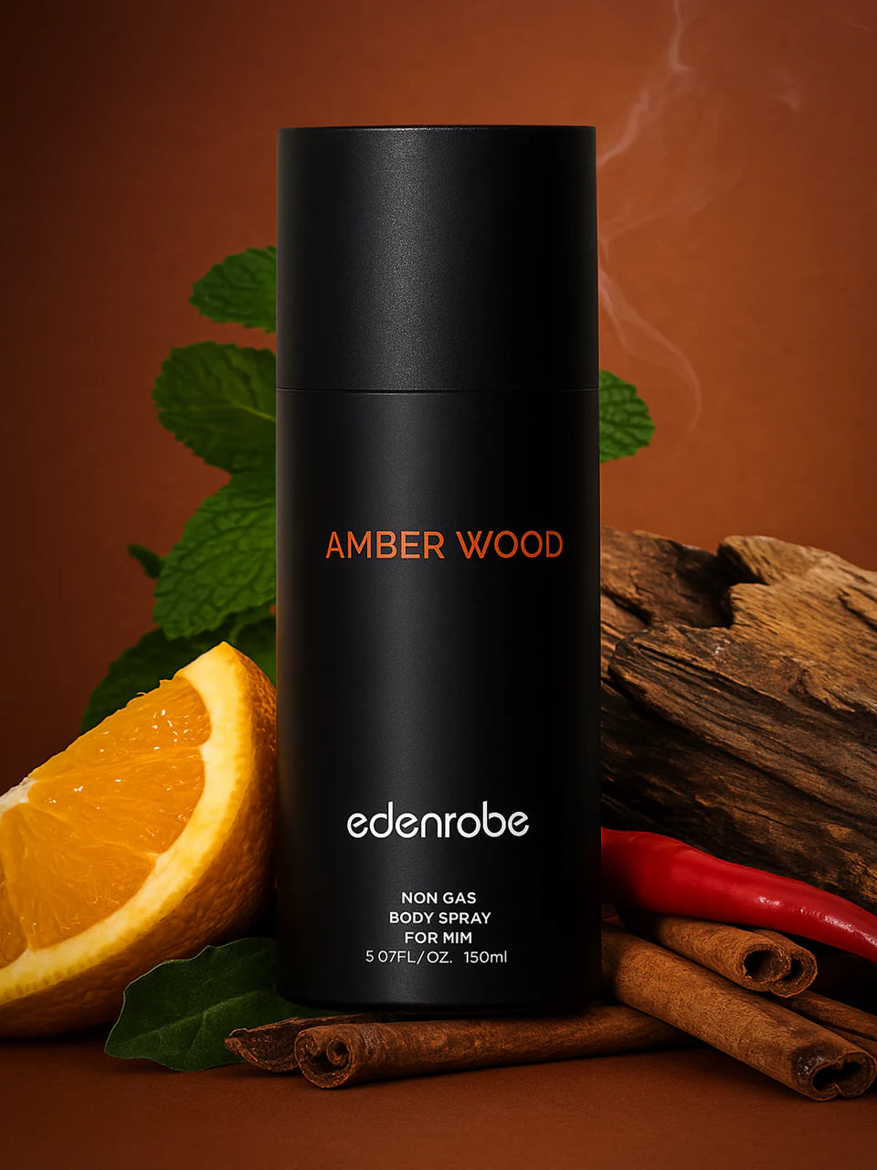 Edenrobe Amber Wood Men's Deodorant 150ML
