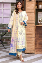 PERIDOT Lawn Embroidered 3PC | PR-549