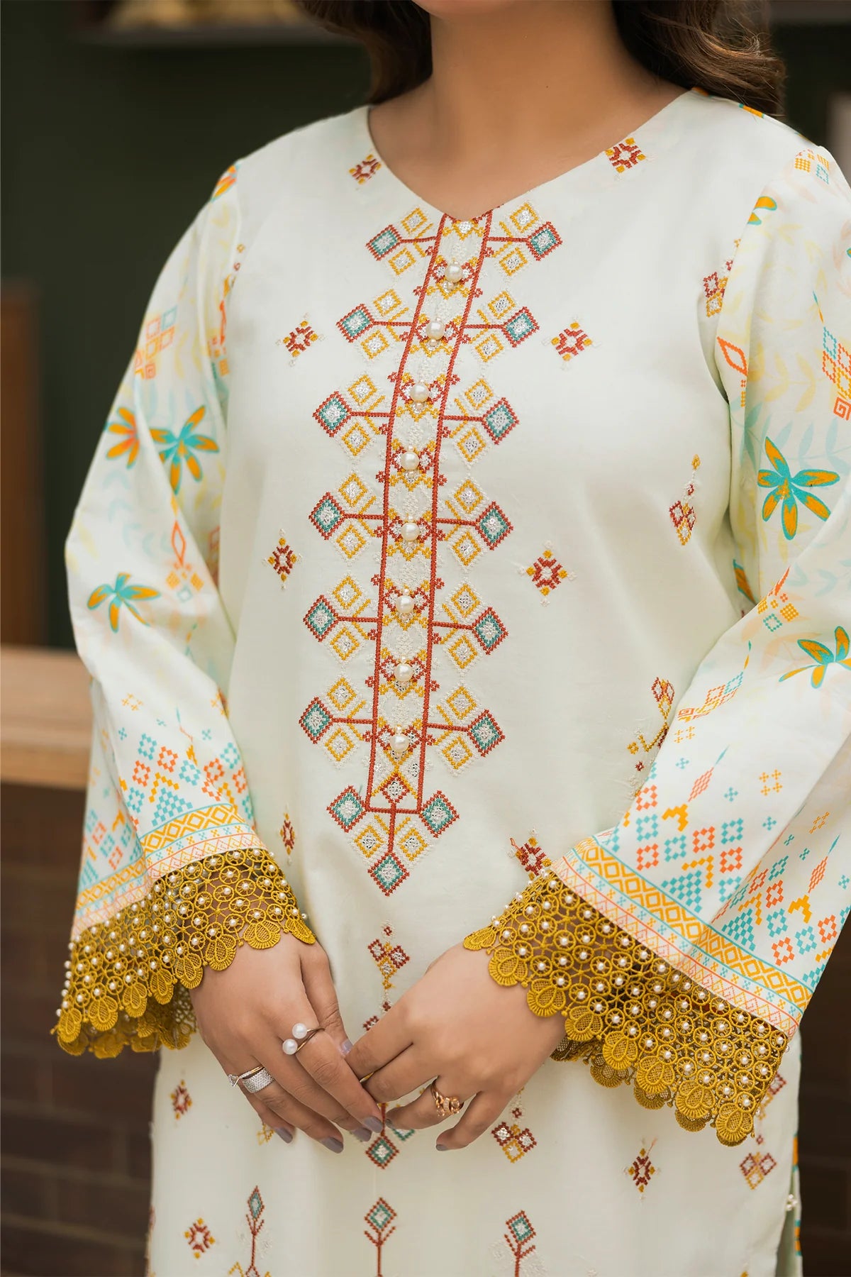 PERIDOT Lawn Embroidered 3PC | PR-546