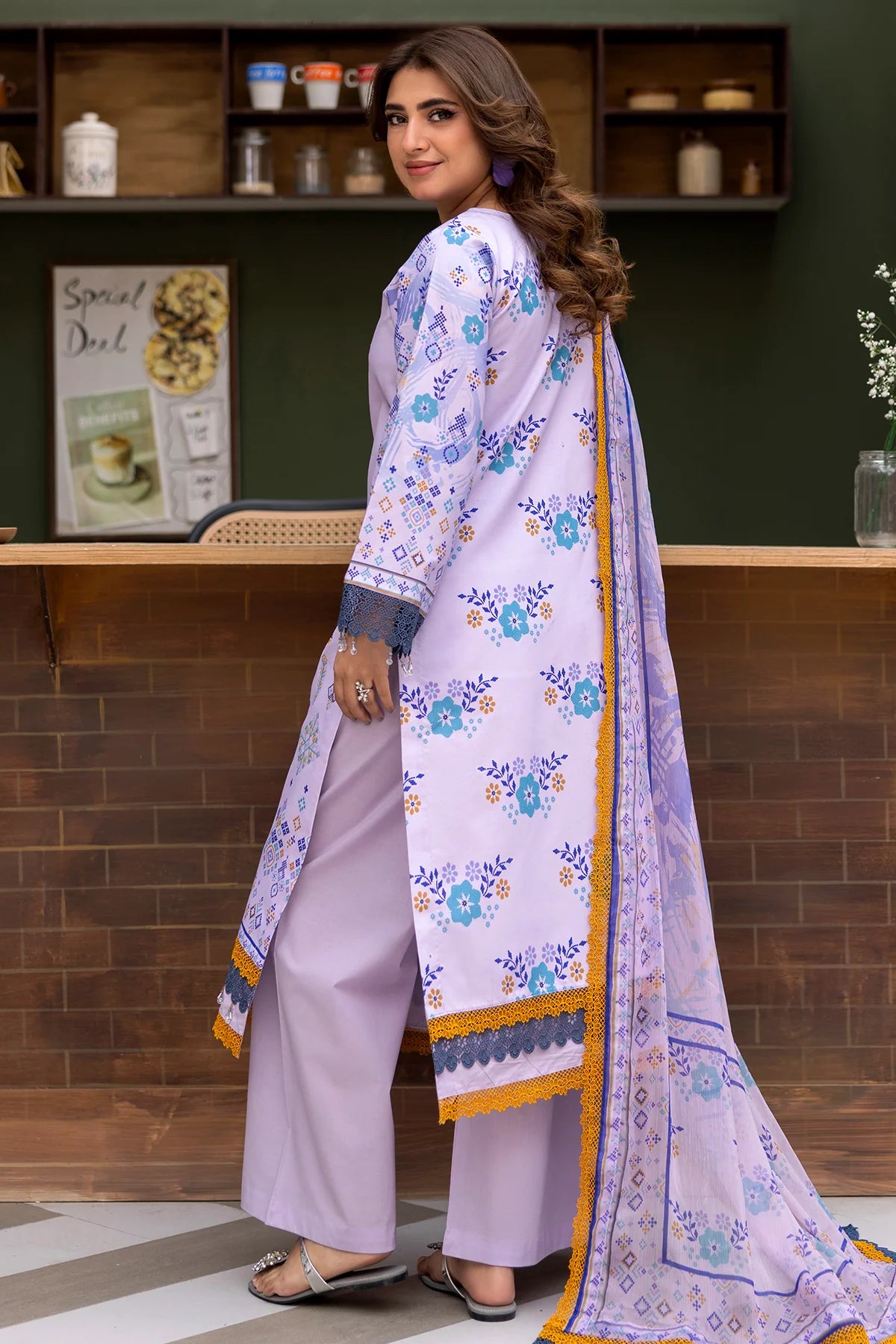 PERIDOT Lawn Embroidered 3PC | PR-547