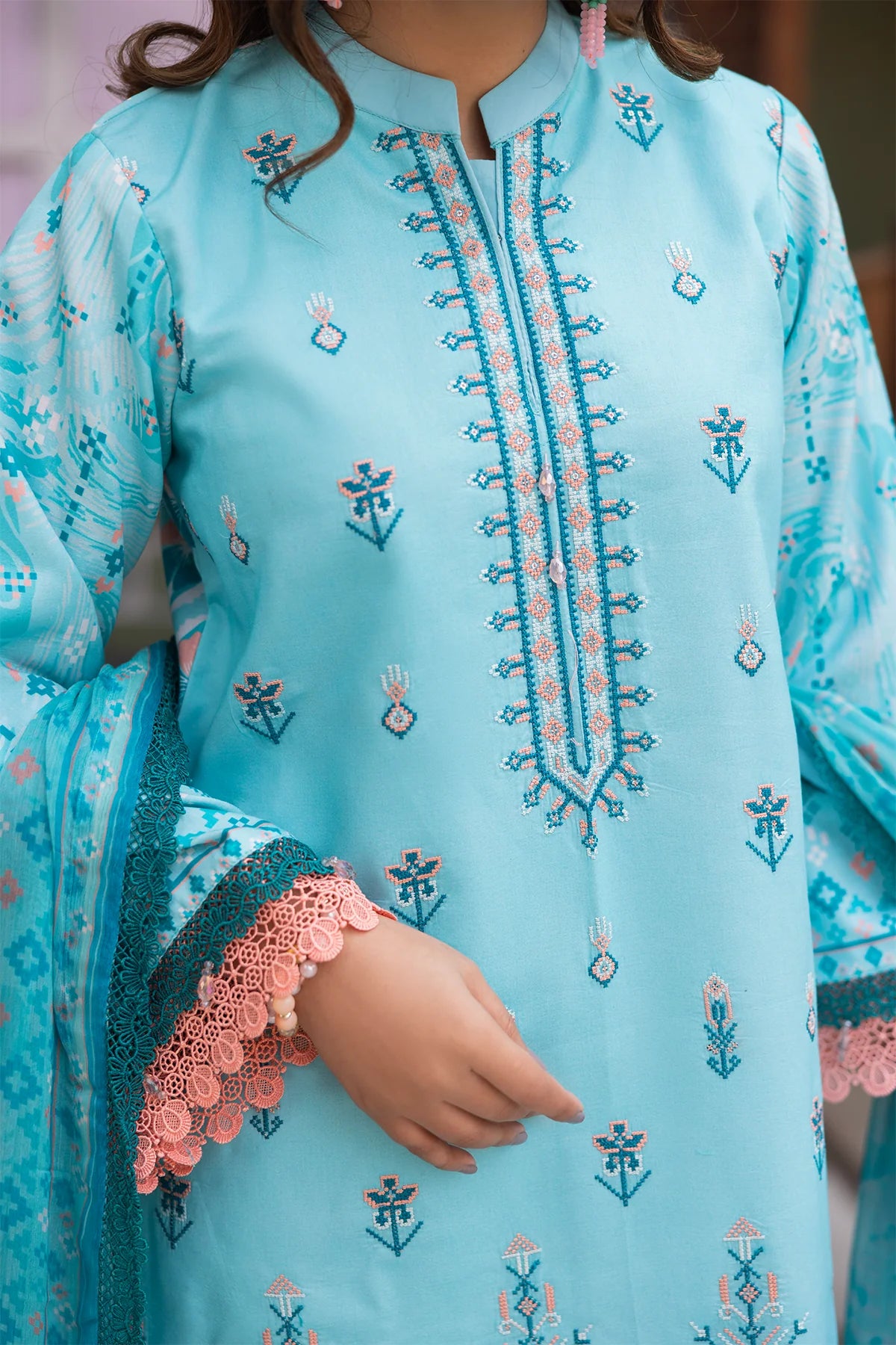 PERIDOT Lawn Embroidered 3PC | PR-545