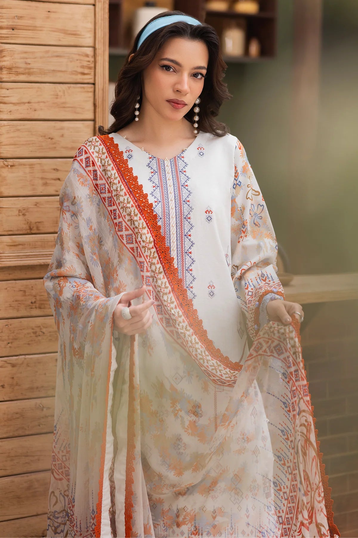 PERIDOT Lawn Embroidered 3PC | PR-554