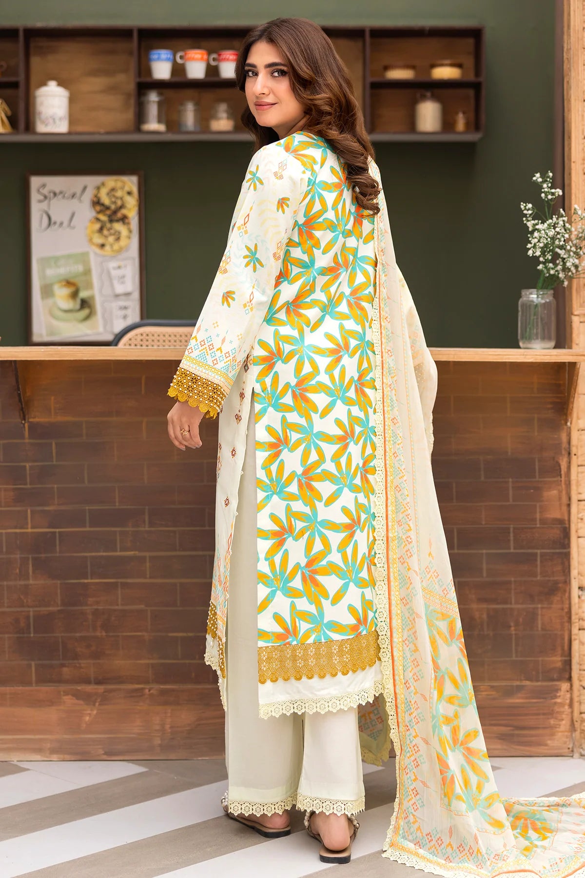 PERIDOT Lawn Embroidered 3PC | PR-546