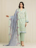 MERAK ZARI | Unstitched 3PC lawn EWU6M6-019-3P
