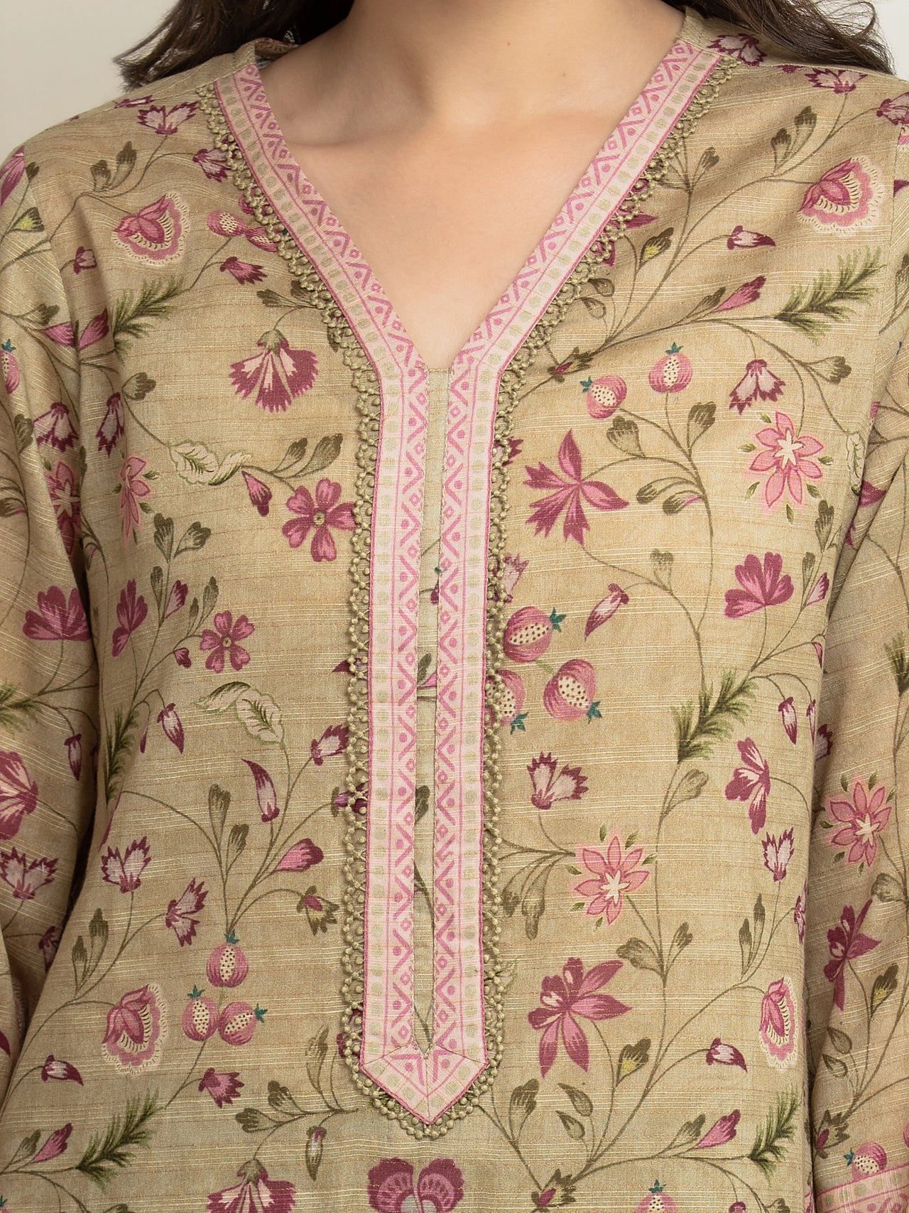 MERAK ZARI | Unstitched 3PC lawn EWU6M6-033-3P