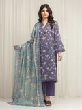 MERAK ZARI | Unstitched 3PC lawn  EWU6M6-035-3P