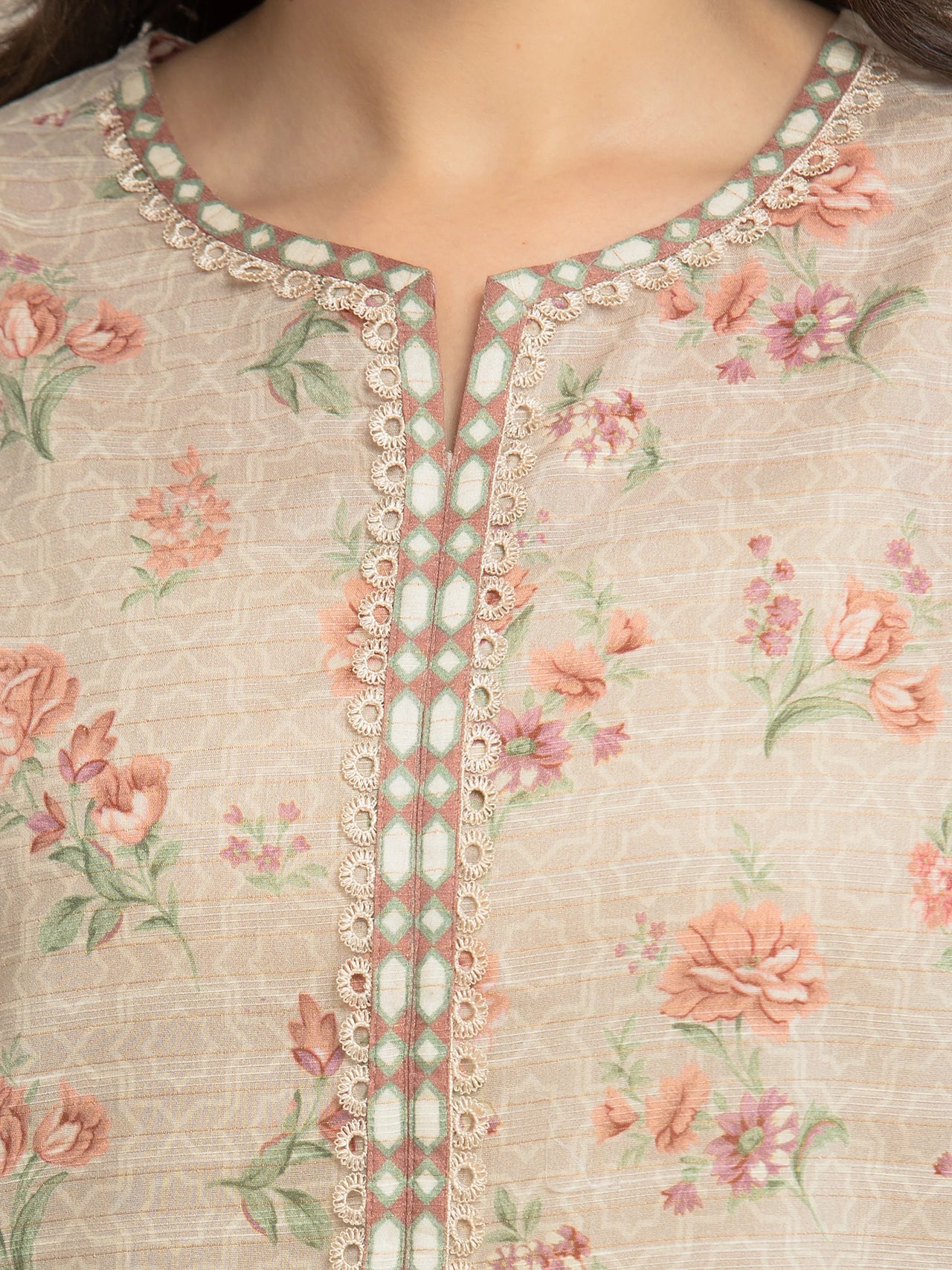 MERAK ZARI | Unstitched 3PC lawn EWU6M6-038-3P