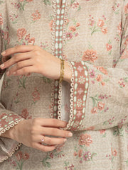 MERAK ZARI | Unstitched 3PC lawn EWU6M6-038-3P