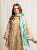 MERAK ZARI | Unstitched 3PC lawn EWU6M6-043-3P