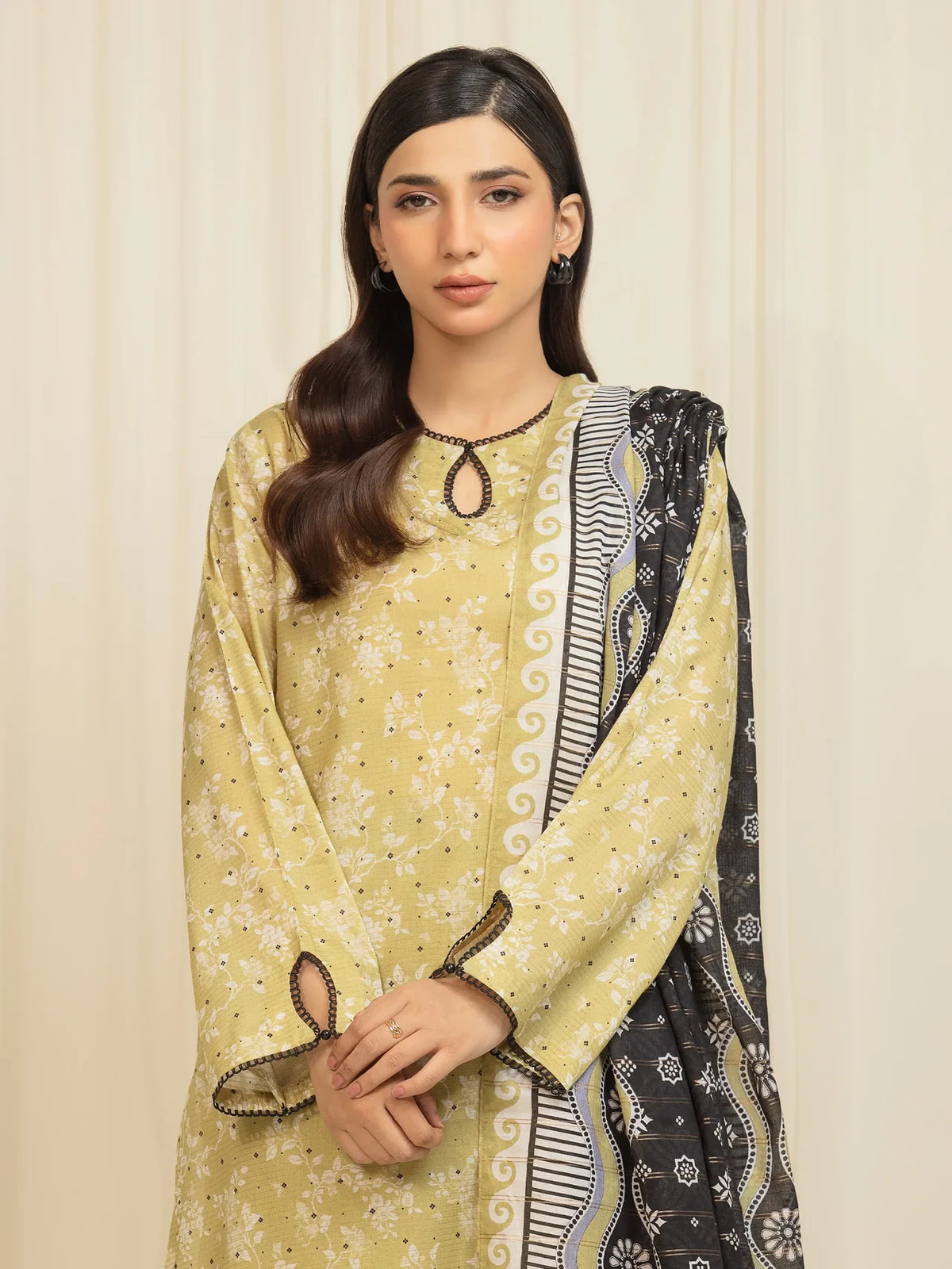 MERAK ZARI | Unstitched 3PC lawn EWU6M6-044-3P