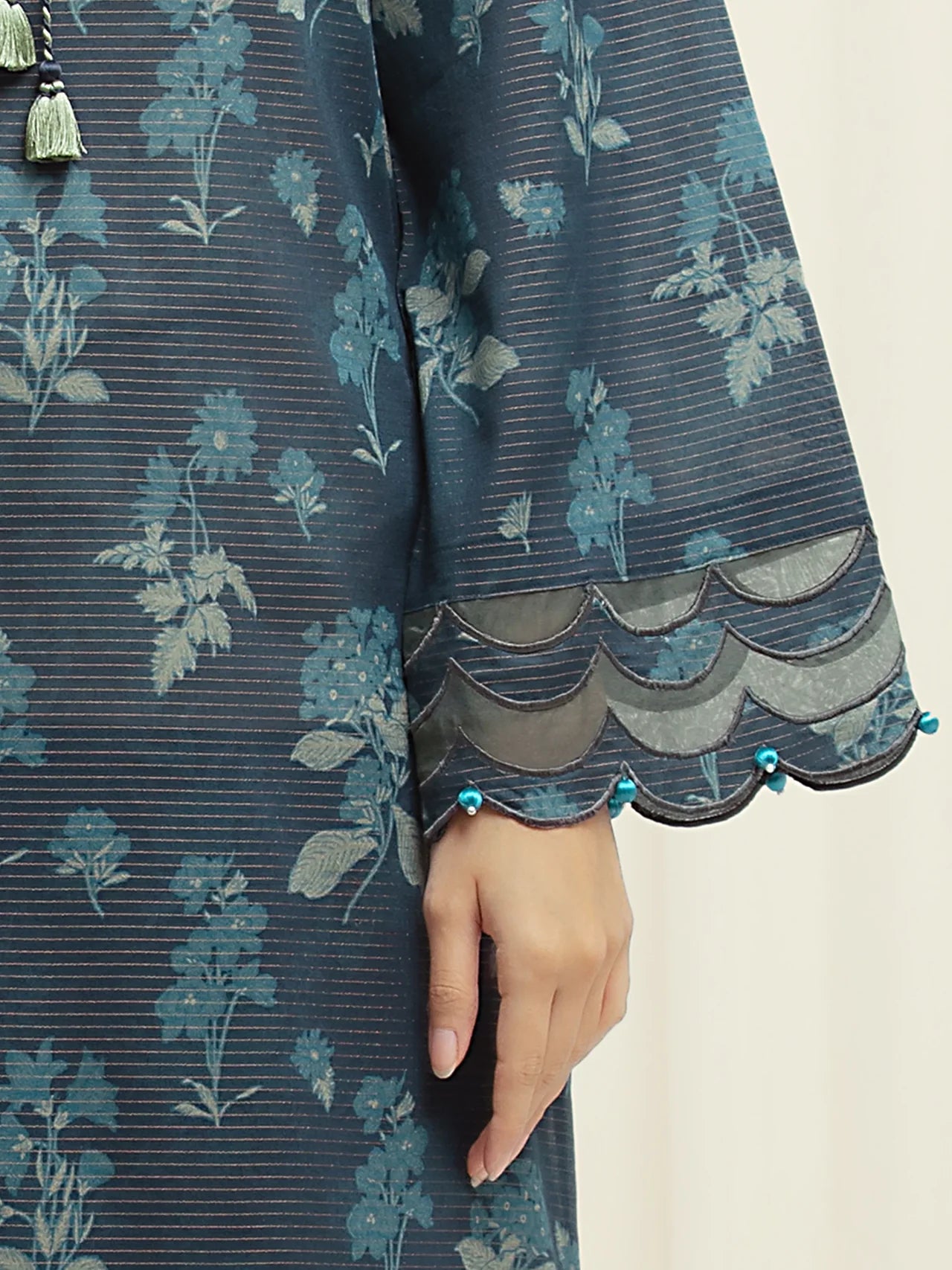 MERAK ZARI | Unstitched 3PC lawn EWU6M6-051-3P