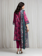 MERAK ZARI | Unstitched 3PC lawn EWU6M6-059-3P