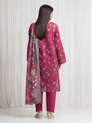 MERAK ZARI | Unstitched 3PC lawn EWU6M6-071-3P