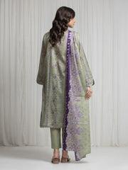 MERAK ZARI | Unstitched 3PC lawn EWU6M6-074-3P
