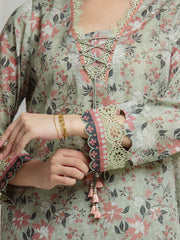 MERAK ZARI | Unstitched 3PC lawn EWU6M6-085-3P