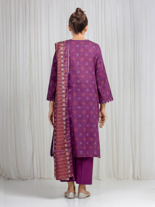 MERAK ZARI | Unstitched 3PC lawn  EWU6M6-089-3P