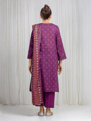 MERAK ZARI | Unstitched 3PC lawn  EWU6M6-089-3P