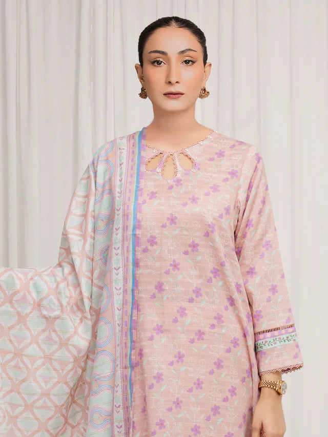 MERAK ZARI | Unstitched 3PC lawn EWU6M6-094-3P