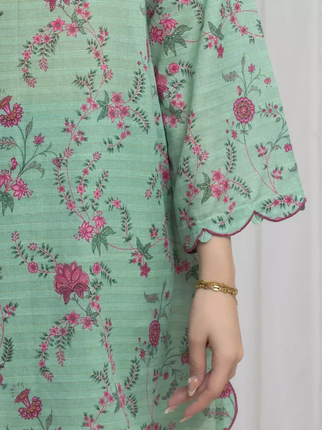 MERAK ZARI | Unstitched 3PC lawn  EWU6M6-096-3P