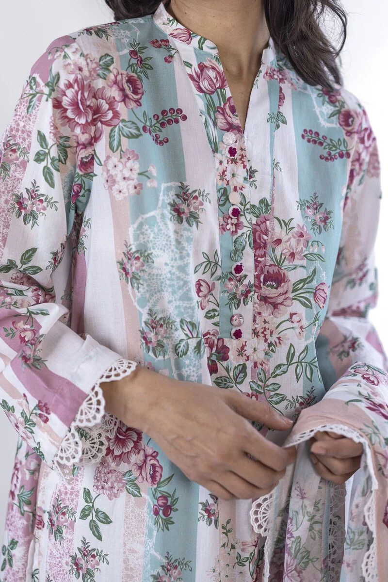 Khaadi | Unstitched 3PC lawn SS189B