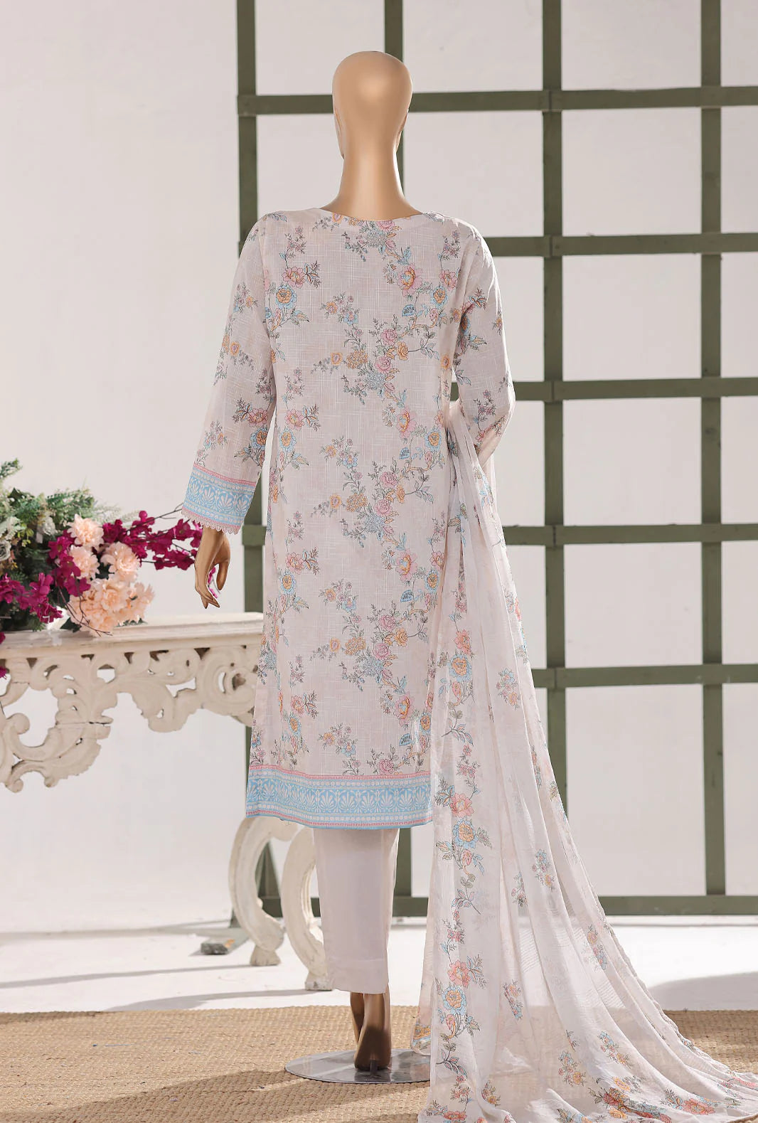 Mehak By HZ Textiles Embroidered 3PC Lawn Suit