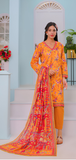 Mizaj Falak| Unstitched 3PC Premium Lawn #7