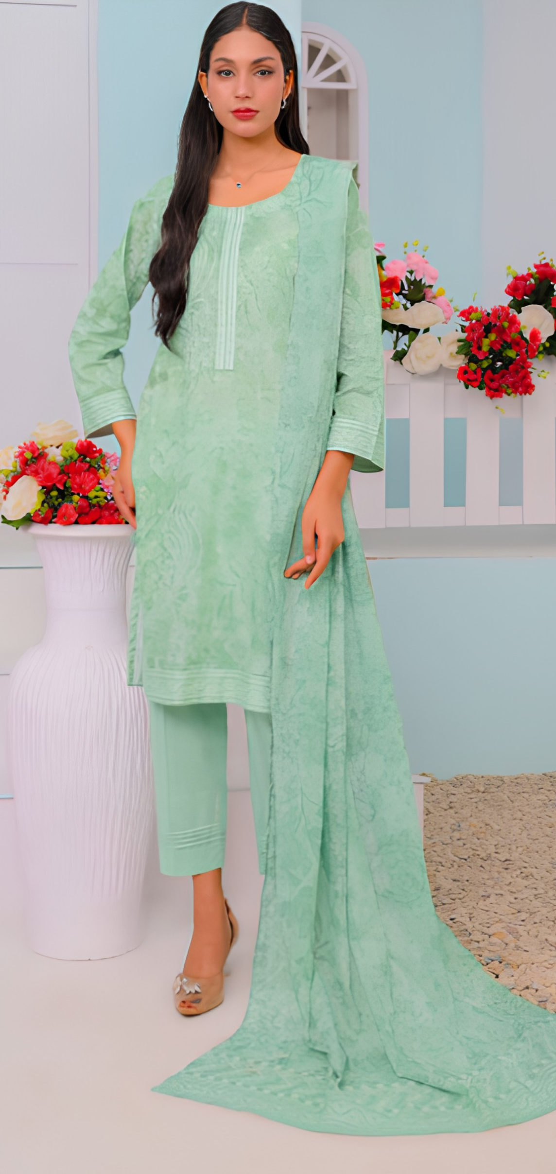 Mizaj Hania | Unstitched 3PC Premium Lawn #2