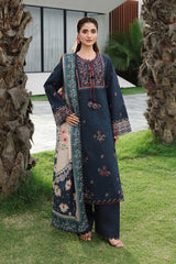 Premium Embroidered Nilofer 3PC Unstitched Lawn By Rang Rasiya