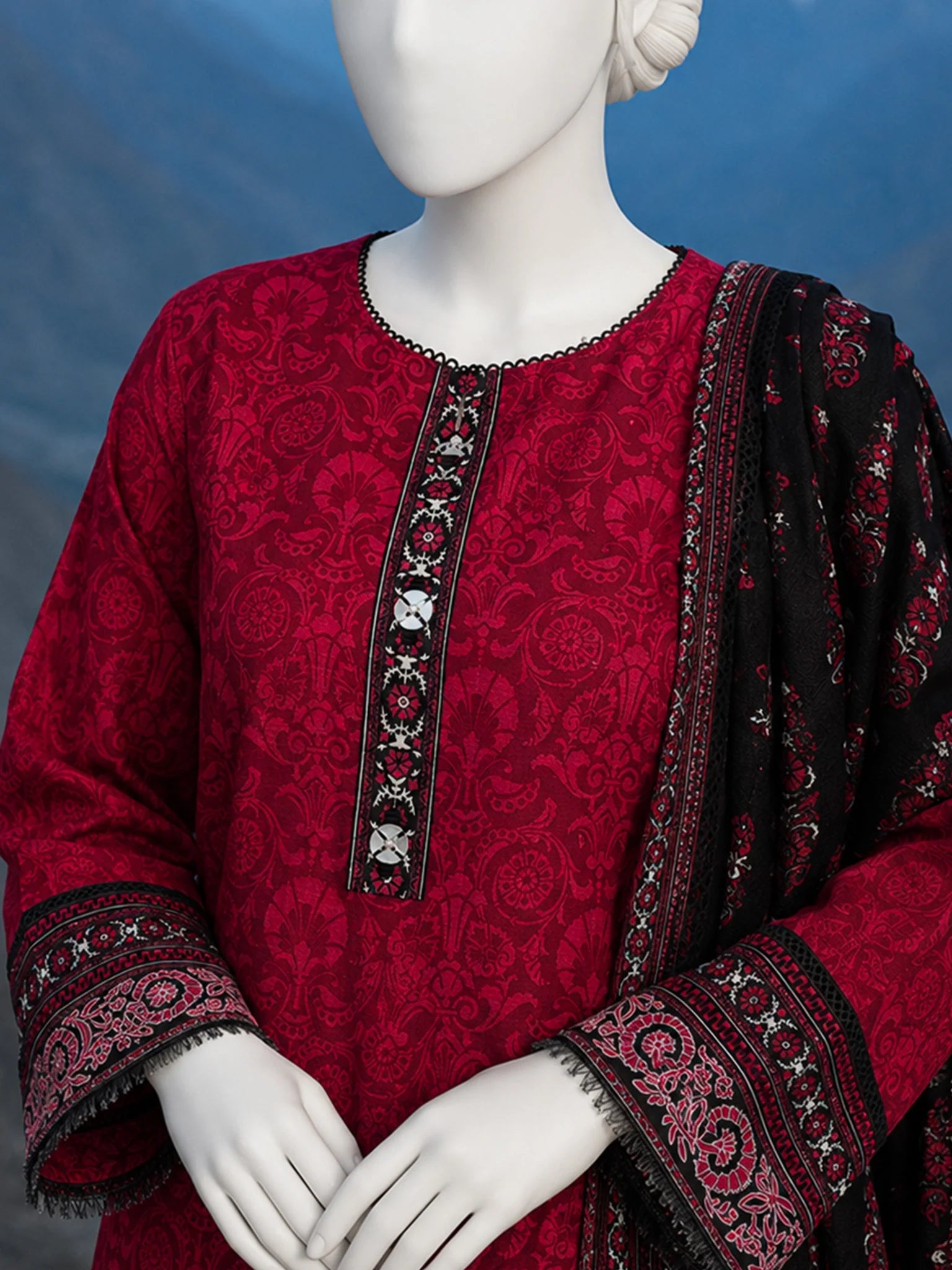 J. | Printed Khaddar 3PC Unstitched Panjnad