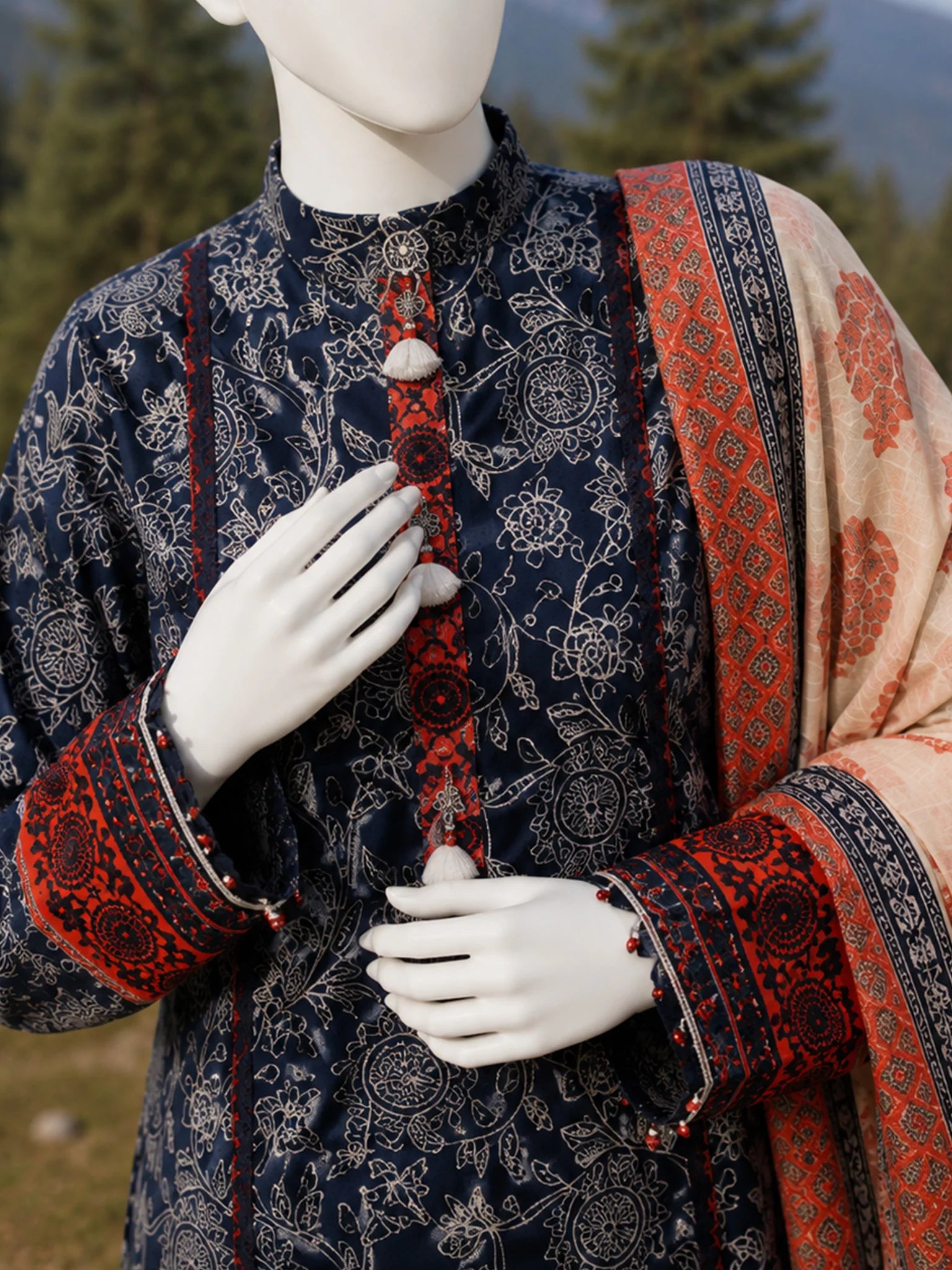 J. | Printed Khaddar 3PC Unstitched Panjnad