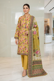 Original Stitched Binsaeed 3PC Printed Lawn Article 36